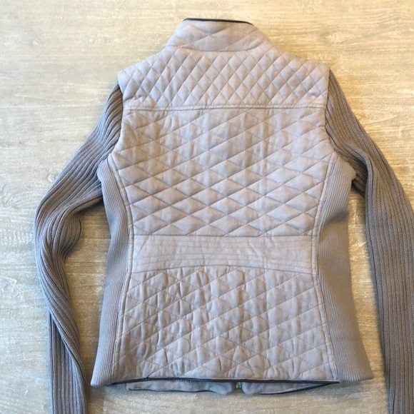 Fate Rowan Faux Suede Quilted Jacket - Picture 5 of 6